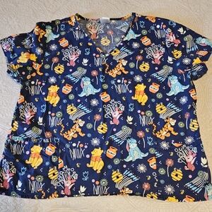 Disney's Winnie the Pooh scrub top